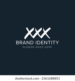 XX Buchstaben Logo kreatives Design mit Vektorgrafik, XX einfaches und modernes Logo.