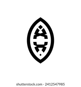 XX line geometric monogram with high quality professional design that will print well