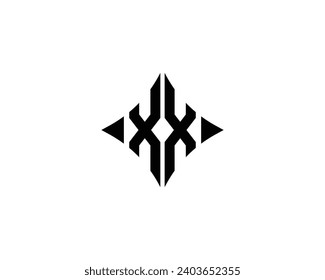 XX Logo-Design-Vektorgrafik-Vorlage