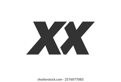 XX Techno Editable Font Logo For Corporate Branding. Bold, Futuristic Design With Unique Typographic Ideas. Minimal Custom Type And Dynamic Letter Variations For Promotion, Printing, And Book Titles