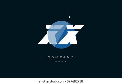 xx x x  blue circle dot big font alphabet company letter logo white design vector icon template 