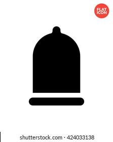 XXL condom size Icon Flat Style Isolated Vector Illustration