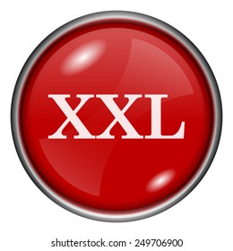XXL  icon. Internet button on white background. 