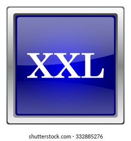 XXL  icon. Internet button on white background. EPS10 vector.