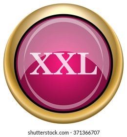 XXL  icon. Internet button on white background. EPS10 vector.