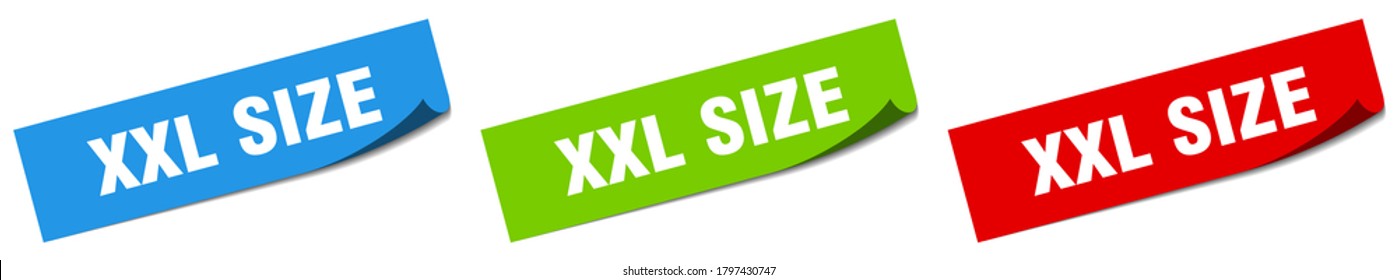 xxl size paper peeler sign set. xxl size sticker