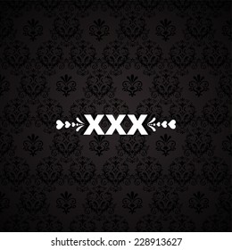 xxx background. vector illustration 