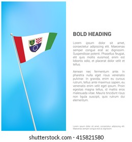xxx flag Brochure - Vector Flyer Cover Page Design