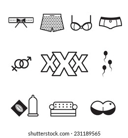 Xxx Icon Stock Vector (Royalty Free) 231189565 | Shutterstock