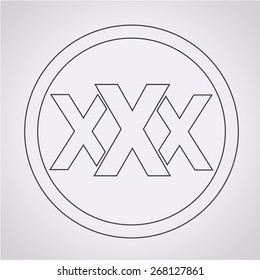 XXX  icon