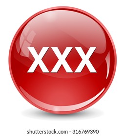 Warning Adult Only Xxx Concept Vector Stock Vector (Royalty Free) 171978452