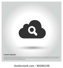 XXX icon. Circle concept Shadow web buttons. vector illustration. Flat design style