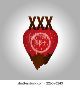 XXX strawberries vector 18+