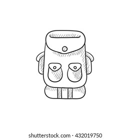 Xxx vector sketch icon isolated on background. Hand drawn xxx icon. Xxx sketch icon for infographic, website or app.