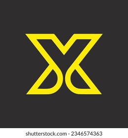 XY creative and modern vector logo design