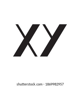 xy initial letter vector logo