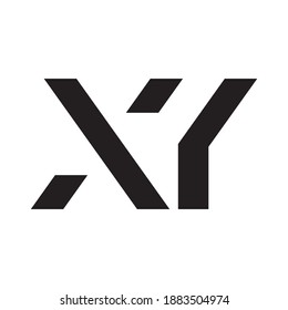xy initial letter vector logo