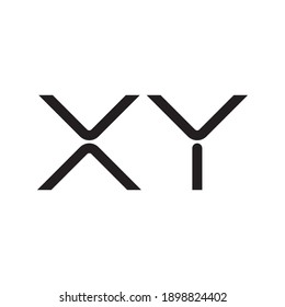 xy initial letter vector logo