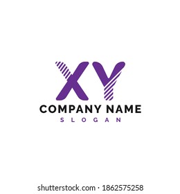 XY Letter Logo Design. XY Letter Logo Vector Illustration - Vector