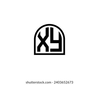 Plantilla vectorial de diseño de logotipo XY