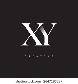 XY Monogram Logo Minimal Elegant Letter mark for Luxury, Fashion   Creative Brands	
