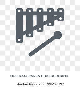 Xylophone icon. Xylophone design concept from  collection. Simple element vector illustration on transparent background.