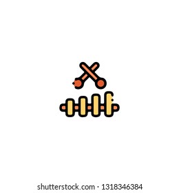 Xylophone icon, flat design line art thin style, vector illustration. Festive carnivals in Brazil and Mardi Gras in Venice

