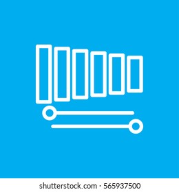 xylophone icon illustration isolated vector sign symbol