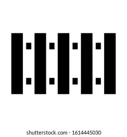 xylophone icon isolated sign symbol vector illustration - high quality black style vector icons
