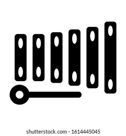 xylophone icon isolated sign symbol vector illustration - high quality black style vector icons

