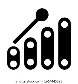 xylophone icon isolated sign symbol vector illustration - high quality black style vector icons

