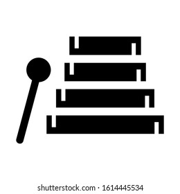 xylophone icon isolated sign symbol vector illustration - high quality black style vector icons
