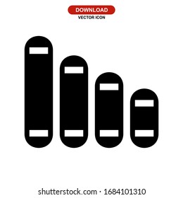 xylophone icon or logo isolated sign symbol vector illustration - high quality black style vector icons
