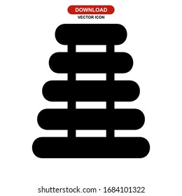 xylophone icon or logo isolated sign symbol vector illustration - high quality black style vector icons
