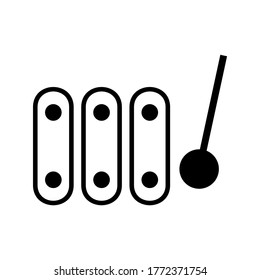 Xylophone icon or logo isolated sign symbol vector illustration - high quality black style vector icons
