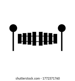 Xylophone icon or logo isolated sign symbol vector illustration - high quality black style vector icons
