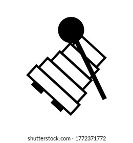 Xylophone icon or logo isolated sign symbol vector illustration - high quality black style vector icons
