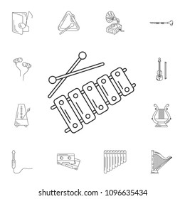 Xylophone icon. Simple element illustration. Xylophone symbol design from Musical collection set. Can be used for web and mobile on white background