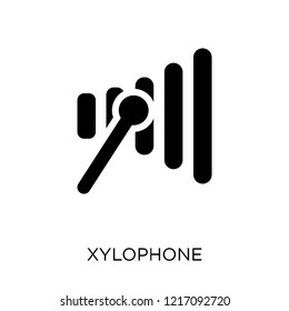 Xylophone icon. Xylophone symbol design from Music collection. Simple element vector illustration on white background.