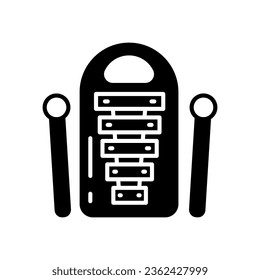 Xylophon Symbol in Vektorgrafik. Illustration