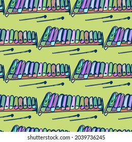 xylophone sketch vector illustration isolated design element isolated