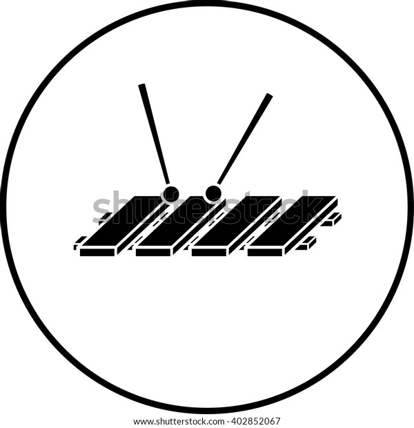 Xylophone Symbol Stock Vector (Royalty Free) 402852067 Shutterstock