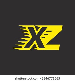 Diseño de logotipo de vector creativo y moderno XZ