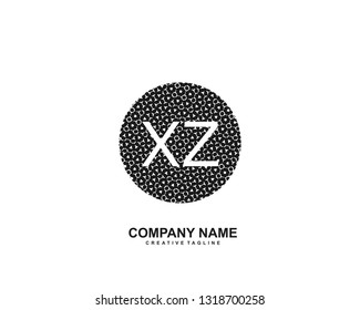 XZ initial logo template vector