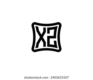 XZ logo design vector template