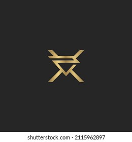 XZ, ZX, X AND Z Abstract initial monogram letter alphabet logo design