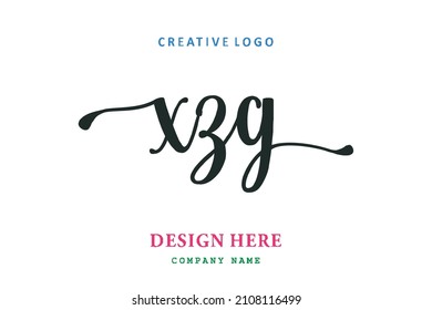 XZG  lettering logo is simple, easy to understand and authoritative