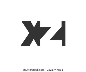 Conception du logo XZI. Lettre initiale X Z I style de police gras pour les start-ups technologiques, le conseil, la marque d'entreprise. Nom de la société créative, identité typographique des titres, logotype à la mode. Illustration vectorielle.