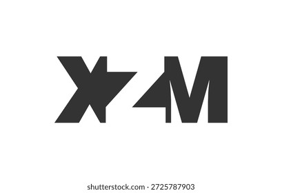 XZM logo design. Initial letter X Z M bold font style for tech startups, consulting, corporate branding. Creative company name, headlines typography identity, trendy logotype. Vector illustration.