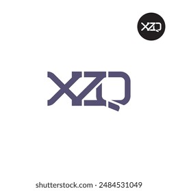 XZQ Logo Letter Monogram Design